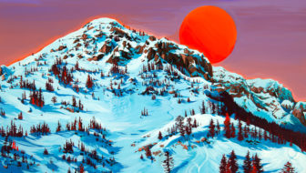 Skintrack Sketches: Painter Rachel Pohl talks balancing reality and the conceptual in the mountains