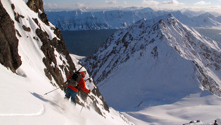 Nine Arctic Couloirs: A Chuting Gallery from 78° North