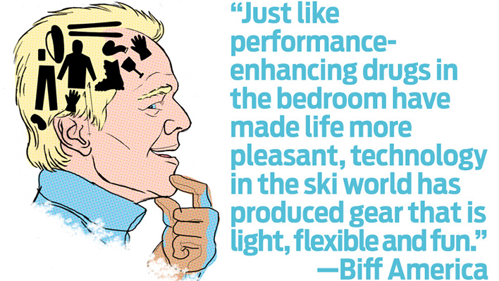 Biff America: On Viagra and Skiing