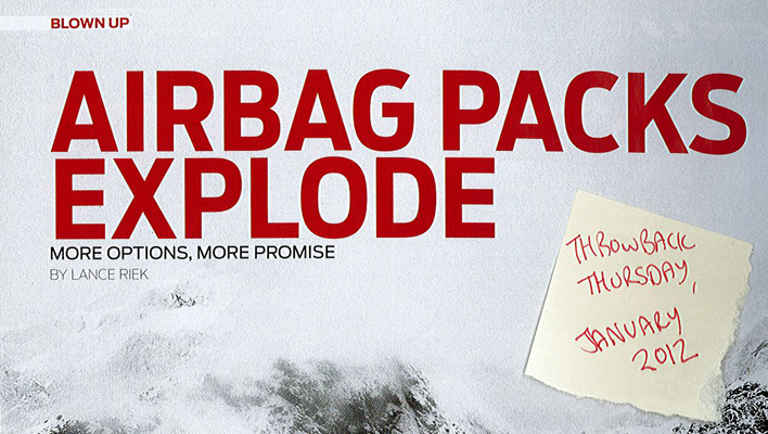 Throwback Thursday: Avalanche Airbags