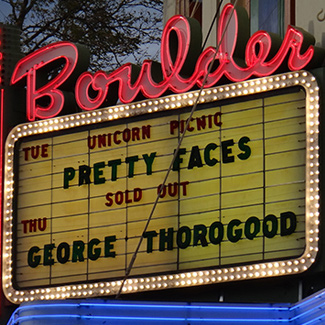 Premiere night at the Boulder Theater.