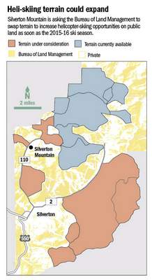 Owners of Silverton Mountain propose expansion into BLM land for heli-skiing operation [Photo] Courtesy The Durango Herald