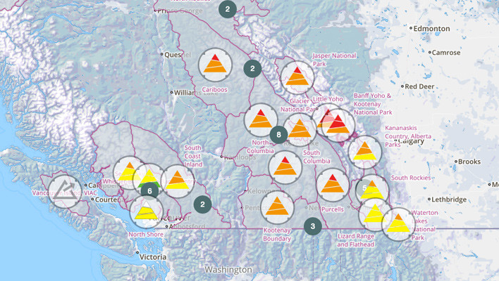 Avalanche Canada releases public avalanche alert for this week