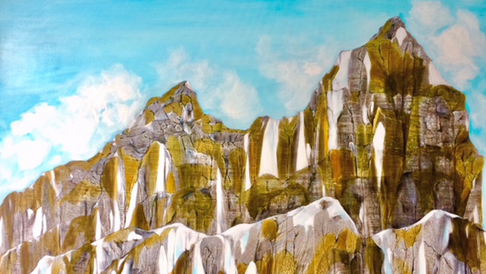 Skintrack Sketches: Artist Lindsay Dew counts on memory to create mountainscapes
