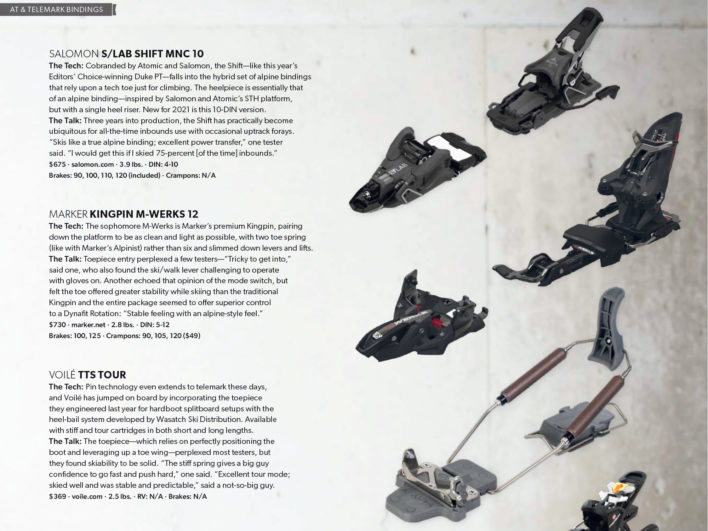 The years best AT ski and telemark bindings reviewed!

